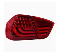 JLJTTBD Feux Arrière pour BMW 3 Series E90 2005 2006 2007 2008, Phare Arrière Feux de Freinage Gauche Droite Ensemble Feu Arrière, Voiture Accessoires,Red-2005-2008