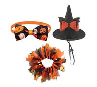 Jlkegfdf Costumes d'oies de porche - Tenues d'animaux de porche d'Halloween | Convient pour une sculpture de 58,4 cm avec chapeau orange et nœud papillon pour l'extérieur
