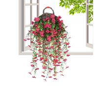 Jlkegfdf Fleurs artificielles de Gloire du Matin pour l'extérieur | artificielles pour Cour, Porche, Balcon, Porte d'entrée, Patio, tonnelle, terrasse, décoration d'automne