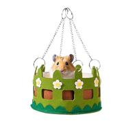 Jlkegfdf Hamac pour furet | Aire de jeu souple | Hamac de couchage pour hamster, furet, cochon d'Inde, chinchilla hérisson, exercice d'escalade, soulagement de l'ennui