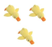 Jlkegfdf Lot de 3 jouets pour chien Quack Quack Canard, jouet apaisant pour chien The Mellow Dog, jouet interactif pour chien de toutes tailles