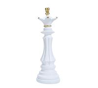 Jlkegfdf Statue d'échecs pour décoration d'intérieur - Figurine d'échecs Décor | Ornements de table du roi et de la reine des échecs, décoration de bureau en résine, figurines de collection pour la