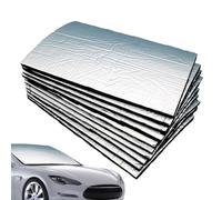 Jlkegfdf Tapis d'isolation acoustique pour automobile, panneaux d'insonorisation automobile - Accessoires de voiture imperméables à haute densité, panneaux de bouclier thermique amortissant les