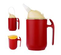 Jlkegfdf Tasse anti-déversement pour personnes âgées avec poignée | Tasse ergonomique avec couvercle pour troubles des troubles pour un usage quotidien