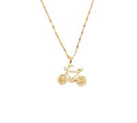 JLKJNCXZC able et Exqui ite tainle teel Micro Romantic Bicycle Collier Cla ic Pour onalized Clavicule Chain