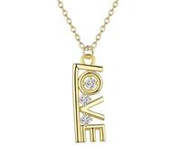 JLKJNCXZC Alphabet LOVE Charms English Letter Necklace For Women Choker Pendant Making DIY Accessories