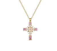 JLKJNCXZC Cla ic On Micro-encru ted Charm Perle Cro Collier Belle Fille Cent tainles teel Pour onalized