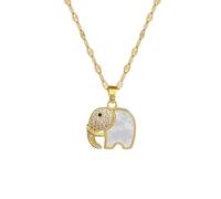 JLKJNCXZC collier pendentif d’éléphant créatif et mignon pour femmes collier collier à chaîne de clavicule pour fille