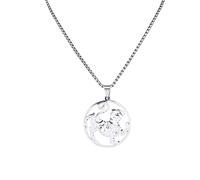 JLKJNCXZC Collier pendentif en arts martiaux en shotokan en acier inoxydable pour femmes/hommes symbole Shotokan Déclaration du Shotokan