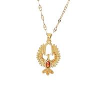 JLKJNCXZC Collier pendentif pour femmes Nouveauté Complexe Lumière Luxe Créatif Centre commercial Collier pendentif Vacances