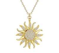 JLKJNCXZC Collier Soleil avec un coucher complet Mode féminine