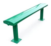 JLLEIZYZ Banc Exterieur Jardin, MatéRiau en Acier Inoxydable, Banc ExtéRieur, 2 à 3 Personnes pour Rues et Cours IntéRieures(Green,150x45cm/59x18in)