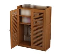 JLLEIZYZ Cache-radiateur, Cache-radiateurs Réglable, Réglage Flexible des Cloisons Internes et de la Dissipation de la Chaleur par Persiennes, Adapté aux Pièces à Vivre(Brown,59x97cm/23.2x38.1in)