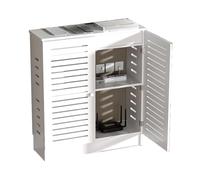 JLLEIZYZ Cache Radiateur, Caches Radiateurs Ajustable, Trous de Ventilation Latéraux Améliorant la Circulation de L'air, Adaptés aux Salons et aux Chambres(80x80x30cm/31x31x12in)