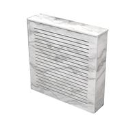 JLLEIZYZ Cache Radiateur, Caches Radiateurs Moderne à Lattes Les Stores sont Creux, Ventilés et Dissipant la Chaleur, Imperméables et Résistants à L'humidité(70x70x20cm/28x28x8in)