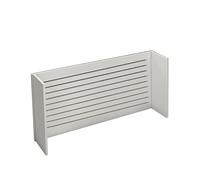 JLLEIZYZ Cache-radiateur Moderne à Lattes, Caches Radiateurs Réglable Les Trous de Dissipation de Chaleur Grillés Peuvent Cacher Les Conduites d'eau et Les Câbles(100x35x20cm/39x14x8in)