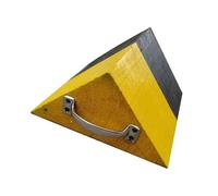 JLLEIZYZ Cale de Frein, Cales de Roue de Voiture, Matériau en Bois Massif avec Poignée Portable, Facile à Utiliser, Convient au Stationnement Temporaire sur la Route
