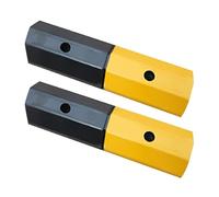 JLLEIZYZ Cales de Frein, Butée de Roue, Matériau en Caoutchouc, Moulage Monobloc, Adapté aux Zones Résidentielles aux Centres Commerciaux et aux Places