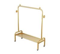 JLLEIZYZ Épaissi Etendoir Radiateur,Tablette Radiateurs, Équipé de roulettes Cassables, Facile à Déplacer et Adapté à Un Usage Domestique(Gold,160x150x35cm/63x59x14in)