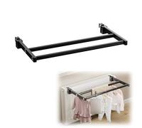 JLLEIZYZ Etendoir Linge Porte, Crochet de Chauffage, Très Grande Capacité, Grande Capacité de Charge, Facile à Plier, Idéal pour Les Petites Pièces(40x23cm/16x9in)