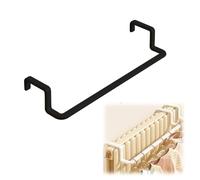 JLLEIZYZ Etendoir Radiateur, Tablette Radiateurs, Petite Taille, Peu Encombrant, Peut Être Utilisé sans Assemblage, Convient pour Suspendre des Chemises et des Vestes(Black,50x4x7cm/20x1.6x2.8in)