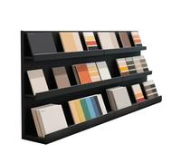 JLLEIZYZ Metal Floors Tile Organizer Holder, Desktop Floor Tiles Display, Fabriqué en Fer Forgé Robuste, Structure Stable, Idéal pour Présenter des Carreaux(45x15x70cm/18x6x28in)