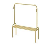 JLLEIZYZ Séchoir à Linge pour Radiateur, Etagere Radiateurs, Étendoir Modulable avec Pieds Réglables, Adapté à Diverses Surfaces Irrégulières(Gold,180x120x33cm/59x47x13in)
