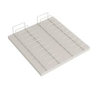 JLLEIZYZ Tile Sample Display Stand, Floor Tile Display Rack, Grande Capacité, Présentoir Multifonctionnel Adapté à la Présentation de Carreaux(Gray,35x33x2.5cm/14x13x1in)