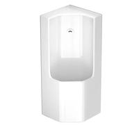 JLLEIZYZ Urinal Homme, Fixation Murale Urinals, Conception Anti Éclaboussures, Chasse d'eau à Effet Cascade, Gain de Place, Adaptés à Un Usage Domestique