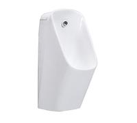 JLLEIZYZ Urinoir Homme, Fixation Murale Urinal, Système de Chasse d'eau à Effet Cascade Qui Bloque Efficacement Les Odeurs, Convient aux Salles de Bains et aux Hôtels(White)