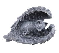 JLNGTHONG Statue commémorative pour chat, chien, ange, animal de compagnie, monument funéraire pour jardin, pierres tombales ou décoration de pelouse, pour terrasse, balcon, jardin ou comme cadeau