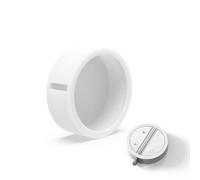 JLNJLE Coque de Protection Silice pour Badge Télécommande Somfy Alarme, MyFox keyfob, Protection du Compartiment de la Batterie à l'épreuve des Chocs et Sécurisée (Blanc)