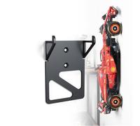 JLNJLE Support mural compatible avec Lego Technic Ferrari SF-24 F1 (42207), support vertical en alliage d'aluminium pour une présentation sûre de votre voiture, le kit de voiture ne contient pas