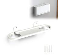 JLNJLE Support mural métallique compatible avec Somfy Tahoma Switch avec ouverture de câble, efficace, sûr et stable pour la maison et le bureau