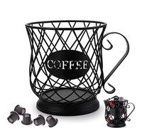 Jlnmmn Support Dosettes Café, Distributeur Café Parfait, Grande Capacité (65 capsules) Organisateur Décoration pour Cuisine Maison
