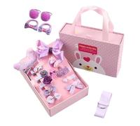 Jlobnyiun Accessoires à cheveux pour filles | Jolies pinces à cheveux | Lot de 18 épingles à cheveux élégantes assorties pour fête d'anniversaire, école, ballet