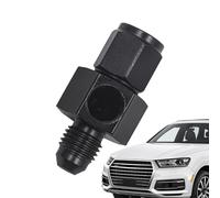 Jlobnyiun Adaptateur de jauge de pression d'huile | Connecteur de capteur de pression d'huile - avec port de compteur 1/8NPT 4/6/8/10/12AN filetage externe vers interne pour un refroidissement