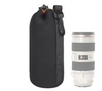 Jlobnyiun Appareil Photo en néoprène, caméra d'objectif de boîtier, Sac pour Les Grands objectifs en néoprène Souvent rembourrés - boîtier de Protection pour Stocker l'objectif de la caméra, OBI Bag