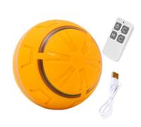 Jlobnyiun Balle Interactive Pour Chien,Jouet Canin Automobile Automatique | Jouets Rebondissants pour Chien avec Lumières USB Rechargeable, Jeux Intérieur et Extérieur pour Exercice, Enrichissement et