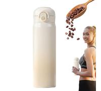 Jlobnyiun Bouteille d'eau isotherme en acier inoxydable 500 ml | Tasse thermique dégradée anti-fuite pour sport, café, voyage | femmes, hommes, enfants