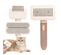 Jlobnyiun Brosse à épingle pour chien, peigne de toilettage pour animaux de compagnie, Brosse à démêler de chat multifonctionnel, Fournitures réduites de detangling, outil de nettoyage pour animaux de