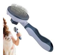 Jlobnyiun Brosse Anti-Pour Chiens | Outil Pour Enlèvement De Poils De Chat - Outil Pour Chien | Pour Sous-poil Bain Chiots Races De Moyenne Et Grande Taille Usage Ménage Et Voyage