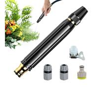Jlobnyiun Buse de tuyau de jardin haute pression, raccord réglable à main pour irrigation, buse de pression pour tuyau de jardin - pour arroser les , pelouse, zones