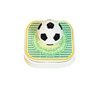 Jlobnyiun Calendrier 3D 2026 | Bloc-notes gravé en forme de ballon de football | Mini calendrier à effrayer 3D pour le bureau - Planificateur pour enregistrements, suivi des habitudes et marque-page