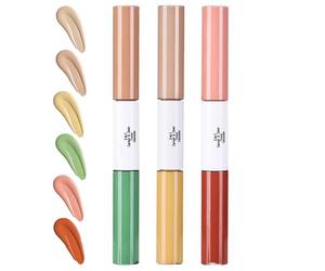 Jlobnyiun Correcteur Pour Femmes,Correcteur Maquillage Très Couvrant 3X Pour Une Tenue Impeccable | Cosmétique Compact Résistant à l'Eau Usage Quotidien Cadeau pour Mère, Épouse, Sœur