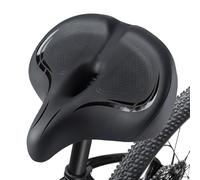 Jlobnyiun Coussin en gel - Siège large rembourré avec design à ressort de suspension | Selle de vélo de rechange pour course hybride, trekking, exercice, cruiser, vélo de route, VTT, aventure