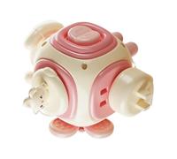 Jlobnyiun Cube d'activité - Jeu de boîte à six côtés - Design lapin pour les tout-petits - Pour à partir de 1 an - Maison, salle de jeux, maternelle et voyage