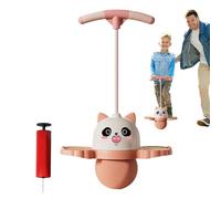 Jlobnyiun Danses de rebonds pour - jouet de saut en panda, trémie de poignée Fun | Jeu de monture de cavalier haute balance