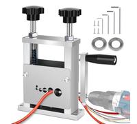 Jlobnyiun Dénudeuse Manuelle,Accessoire à Manivelle pour Outil Électrique - Outil de Dénudage Alimenté par Perceuse - pour Maintenance Câbles Industriels Projets Domestiques