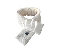 Jlobnyiun Écharpe Chauffante Rechargeable - Cache-cou Chauffant Enveloppant avec 3 Réglages de Température - Réchauffeur De Cou Thermique,pour Maison Voyage Routier Déplacement Hiver Ski Camping Plein